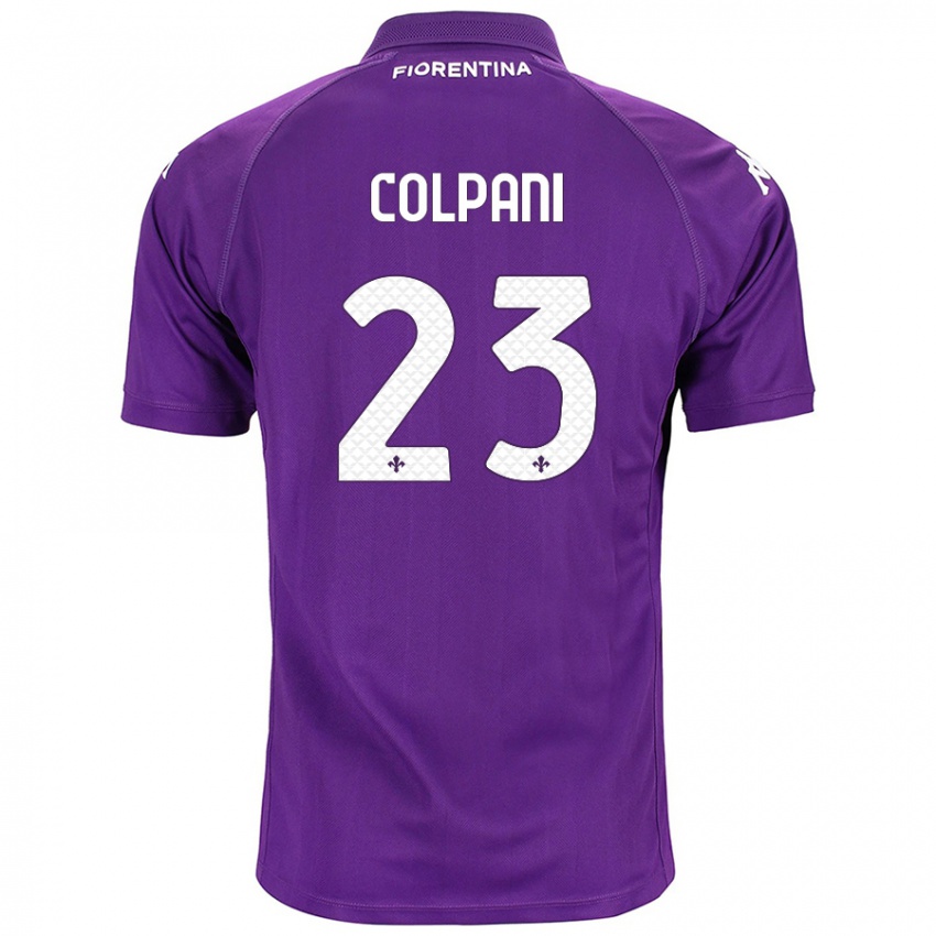 Hombre Camiseta Andrea Colpani #23 Morado 1ª Equipación 2024/25 La Camisa México