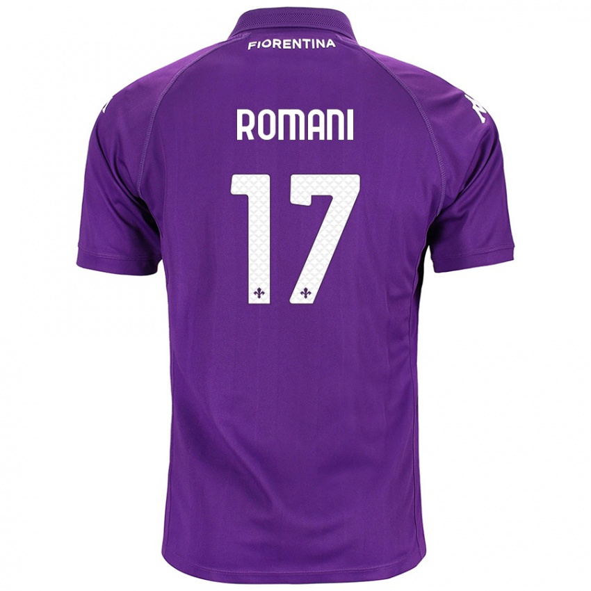 Hombre Camiseta Lorenzo Romani #17 Morado 1ª Equipación 2024/25 La Camisa México