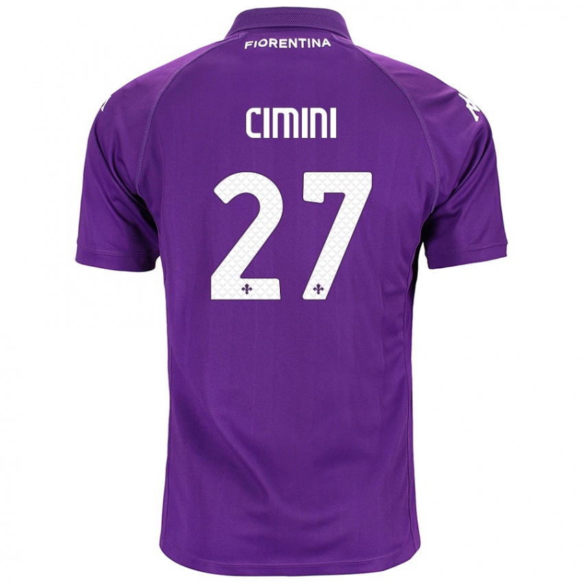 Hombre Camiseta Linda Tucceri Cimini #27 Morado 1ª Equipación 2024/25 La Camisa México