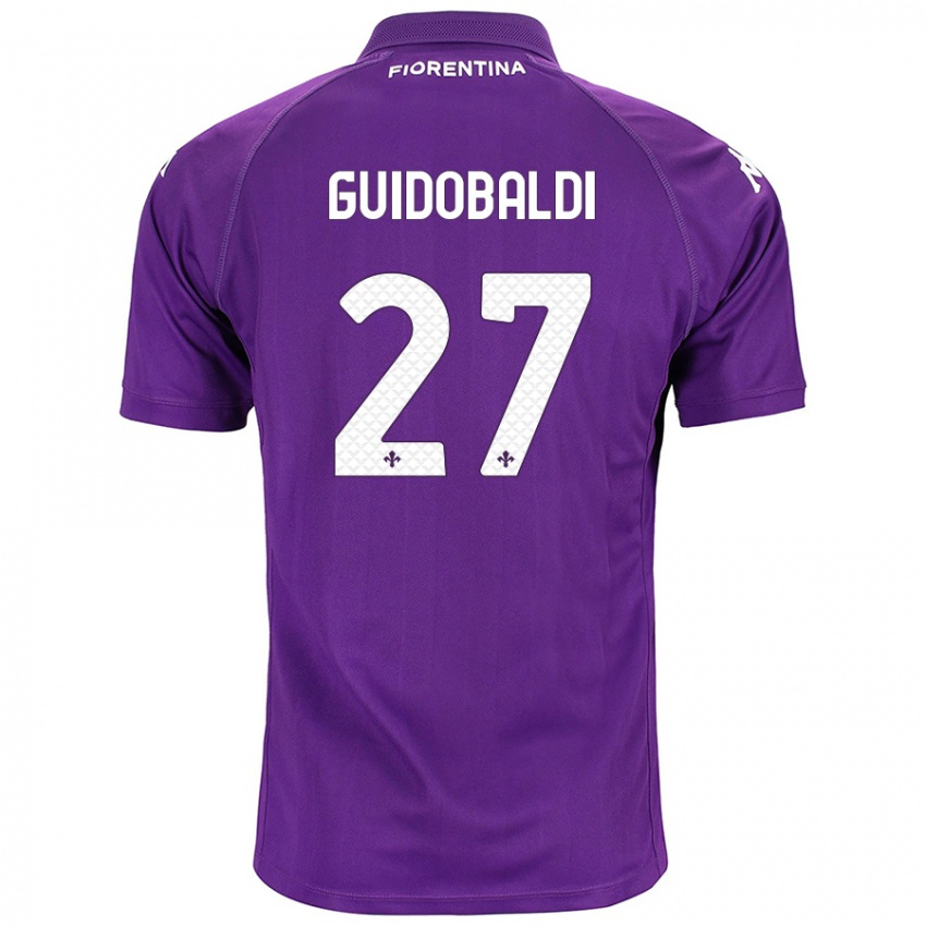 Hombre Camiseta Filippo Guidobaldi #27 Morado 1ª Equipación 2024/25 La Camisa México