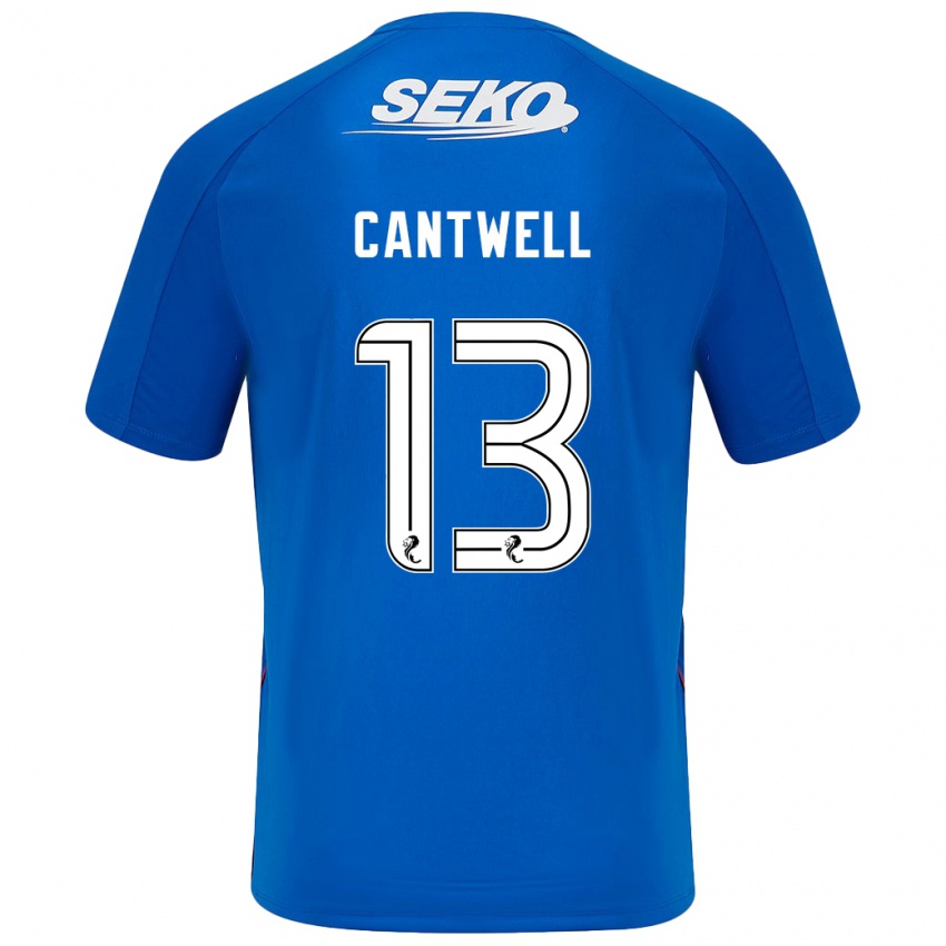 Hombre Camiseta Todd Cantwell #13 Azul Oscuro 1ª Equipación 2024/25 La Camisa México