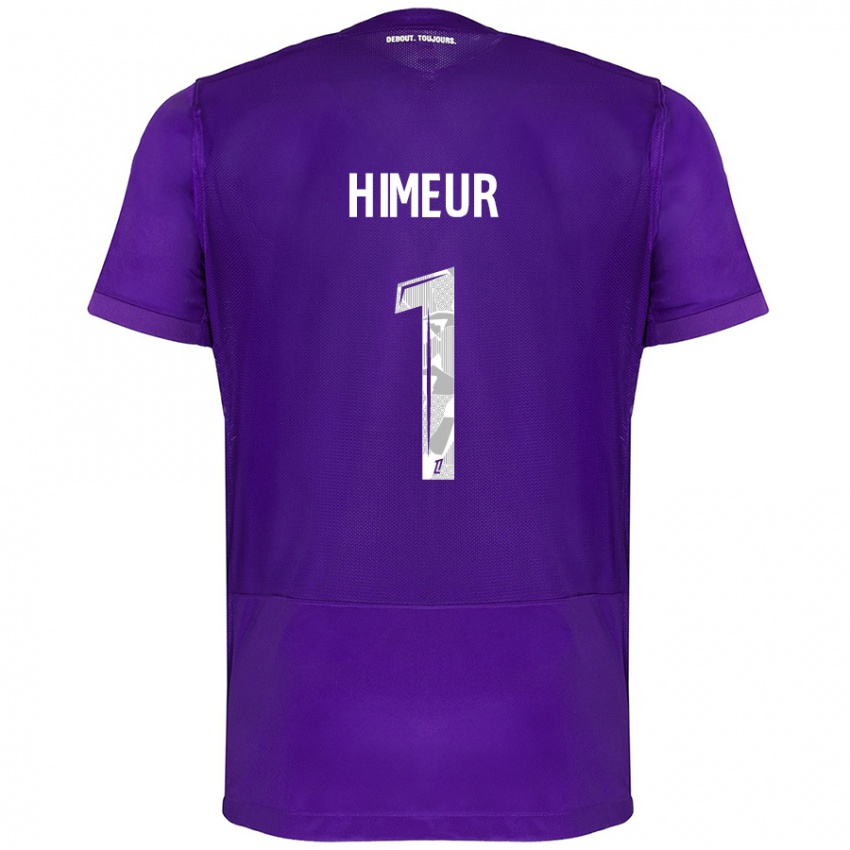 Hombre Camiseta Thomas Himeur #1 Morado Blanco 1ª Equipación 2024/25 La Camisa México