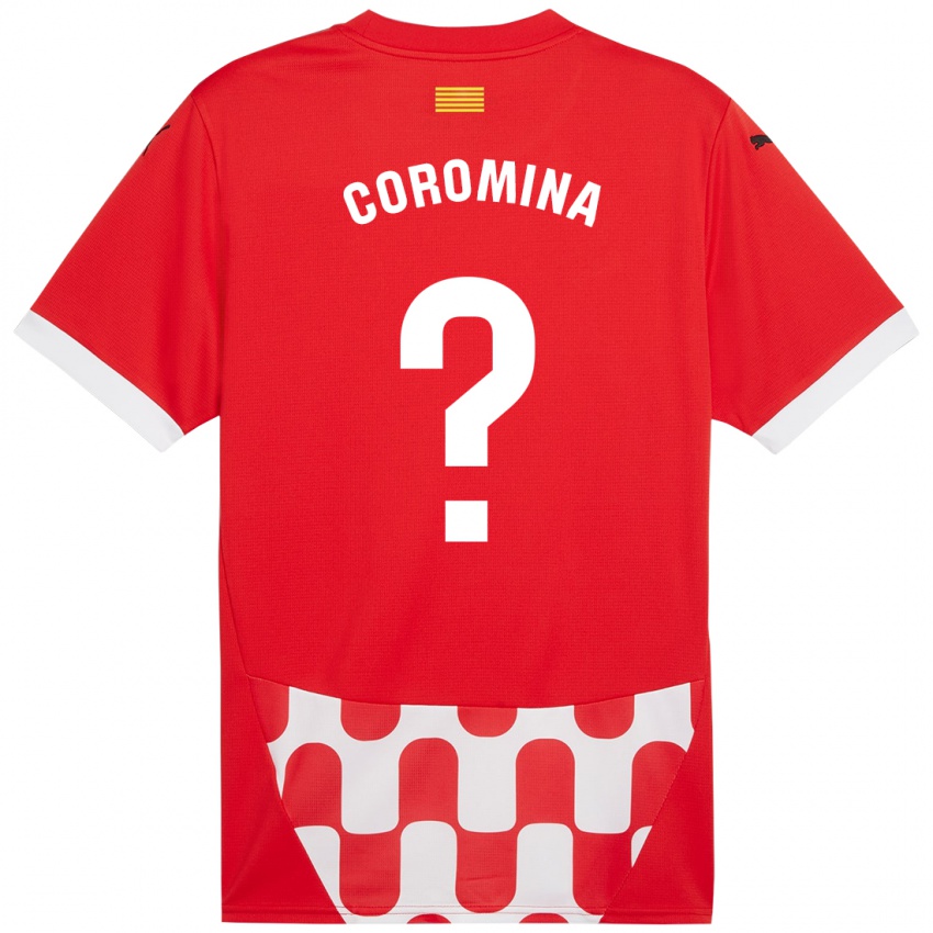 Hombre Camiseta Arnau Coromina #0 Rojo Blanco 1ª Equipación 2024/25 La Camisa México