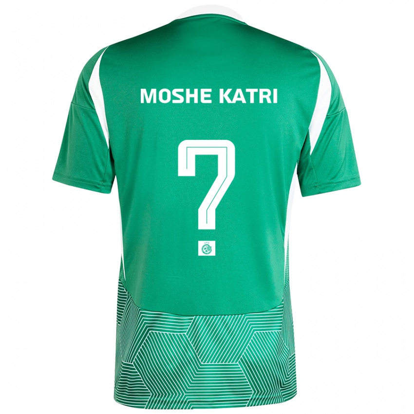 Hombre Camiseta Roy Moshe Katri #0 Verde Blanco 1ª Equipación 2024/25 La Camisa México