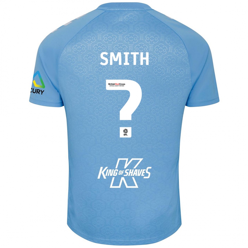 Hombre Camiseta Jayden Smith #0 Azul Blanco 1ª Equipación 2024/25 La Camisa México