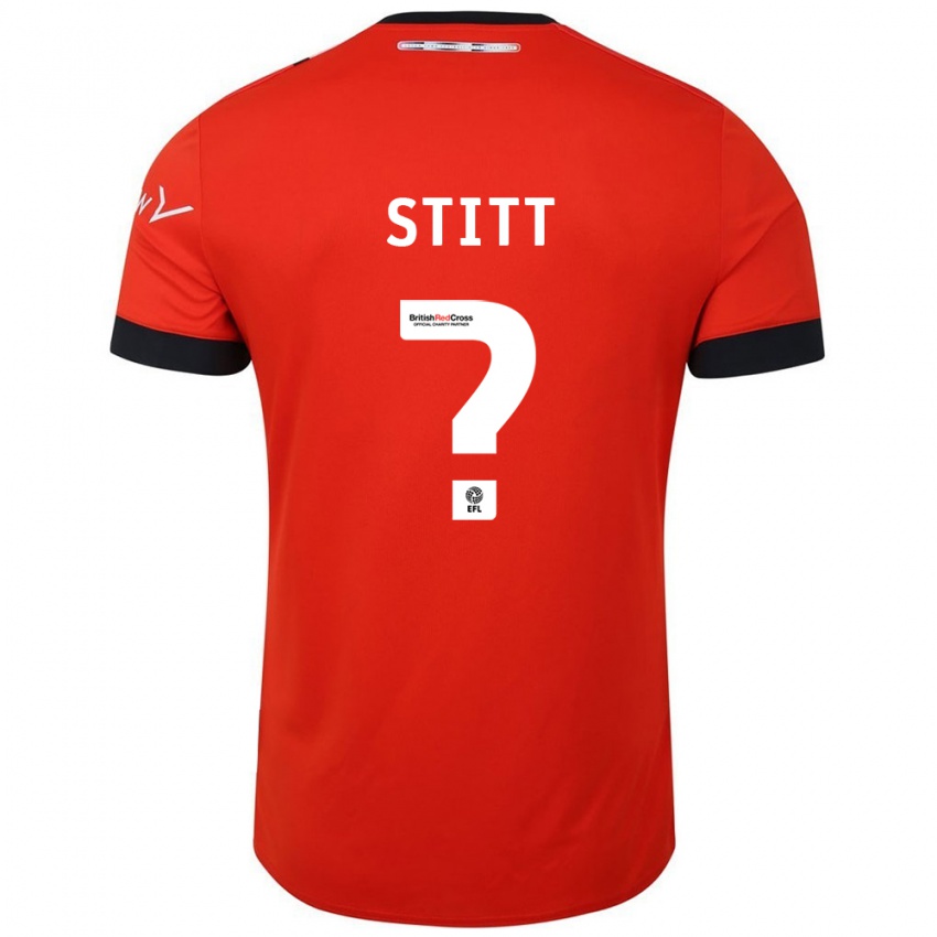 Hombre Camiseta Dylan Stitt #0 Naranja Negro 1ª Equipación 2024/25 La Camisa México