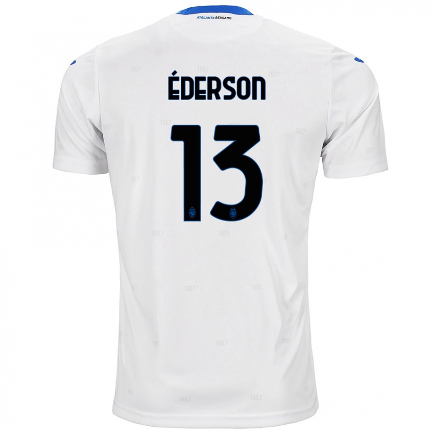 Hombre Camiseta Ederson #13 Blanco 2ª Equipación 2024/25 La Camisa México