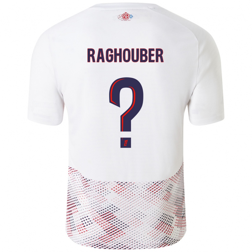 Hombre Camiseta Ugo Raghouber #0 Blanco Azul Real 2ª Equipación 2024/25 La Camisa México