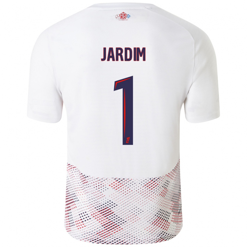 Hombre Camiseta Leo Jardim #1 Blanco Azul Real 2ª Equipación 2024/25 La Camisa México