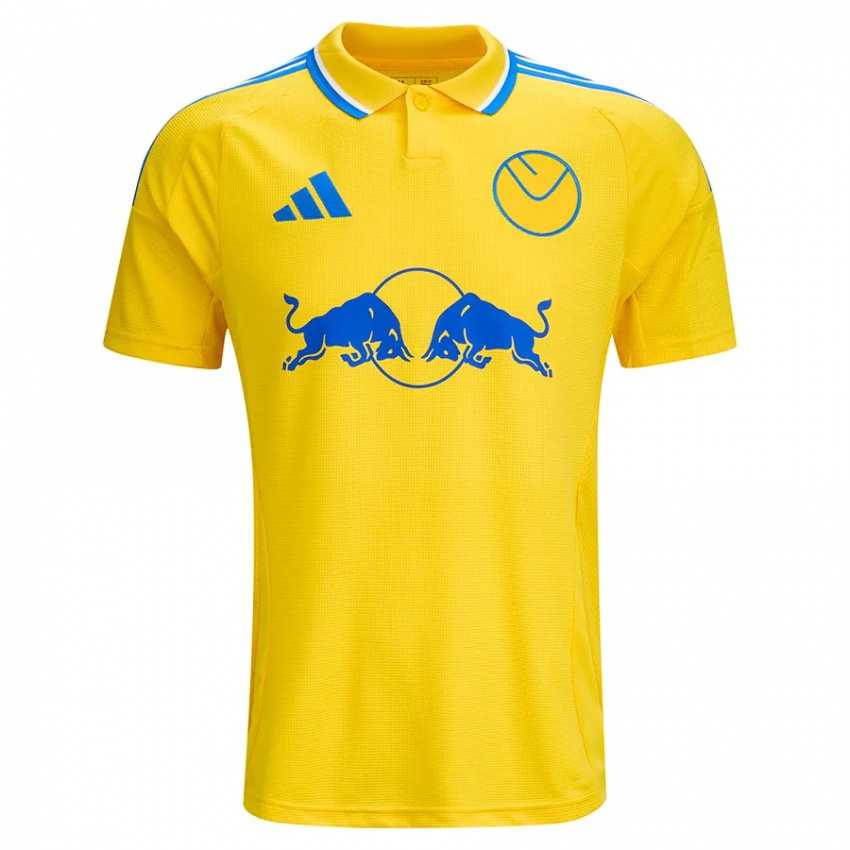 Hombre Camiseta Jeremiah Chilokoa-Mullen #0 Amarillo Azul 2ª Equipación 2024/25 La Camisa México