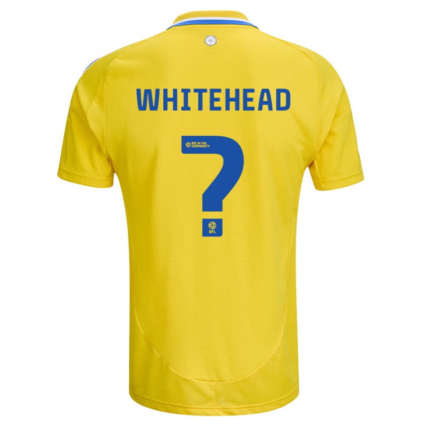 Hombre Camiseta Louie Whitehead #0 Amarillo Azul 2ª Equipación 2024/25 La Camisa México