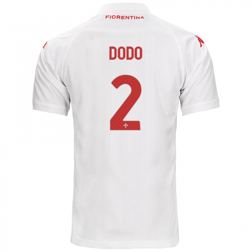 Hombre Camiseta Dodô #2 Blanco 2ª Equipación 2024/25 La Camisa México