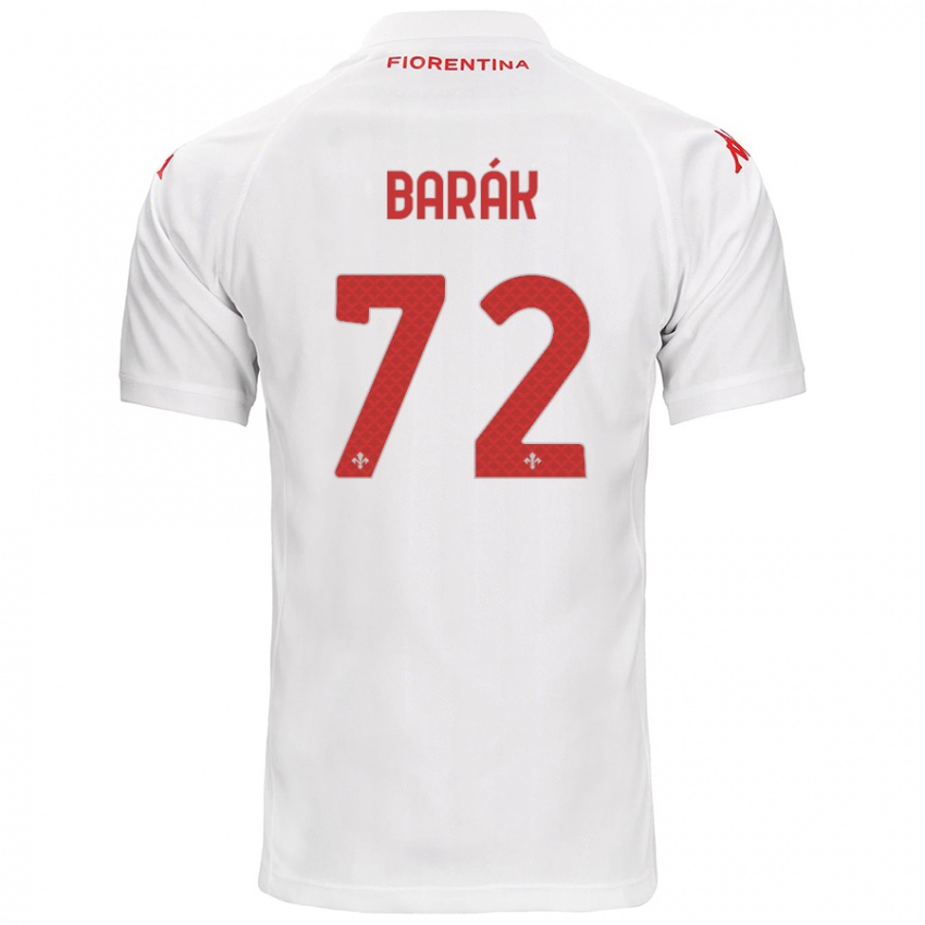 Hombre Camiseta Antonin Barak #72 Blanco 2ª Equipación 2024/25 La Camisa México