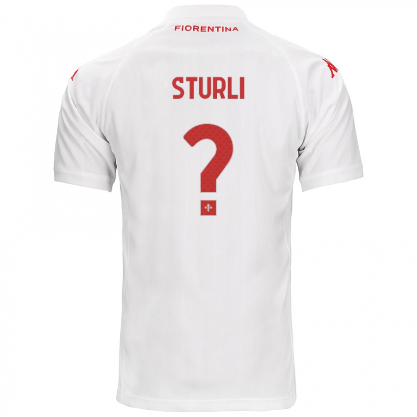 Hombre Camiseta Edoardo Sturli #0 Blanco 2ª Equipación 2024/25 La Camisa México