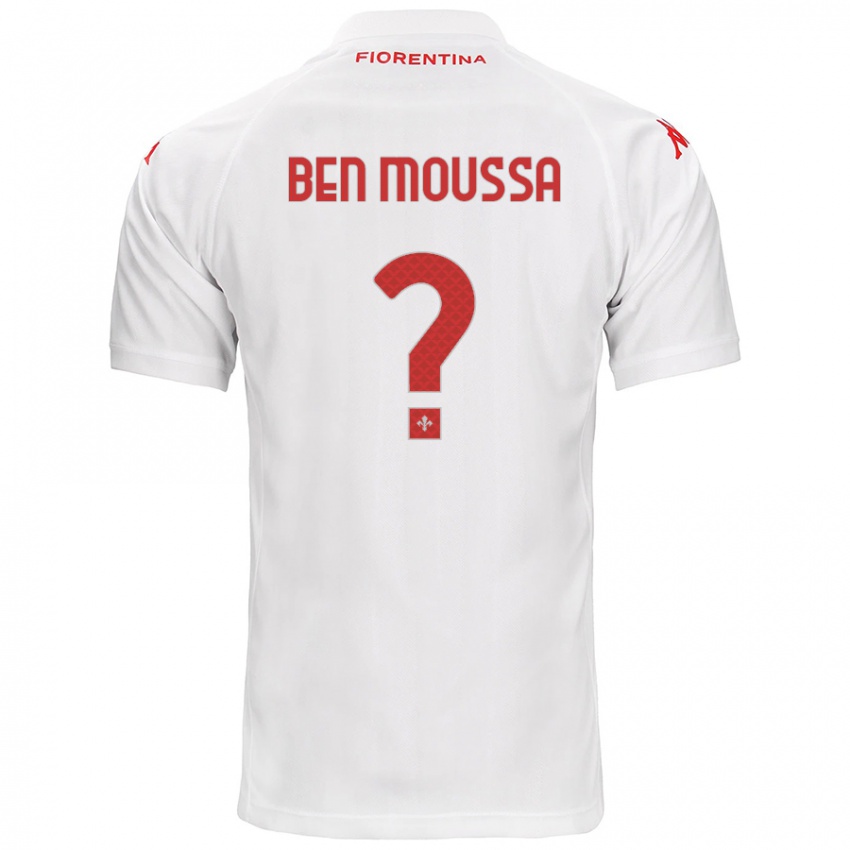 Hombre Camiseta Mehdi Ben Moussa #0 Blanco 2ª Equipación 2024/25 La Camisa México