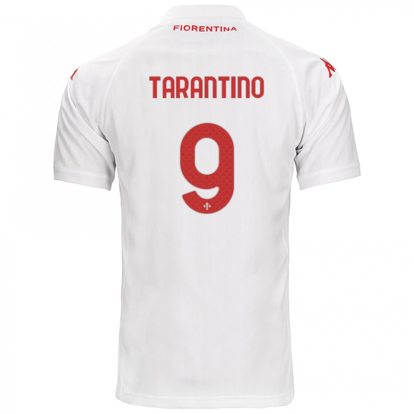 Hombre Camiseta Jacopo Tarantino #9 Blanco 2ª Equipación 2024/25 La Camisa México