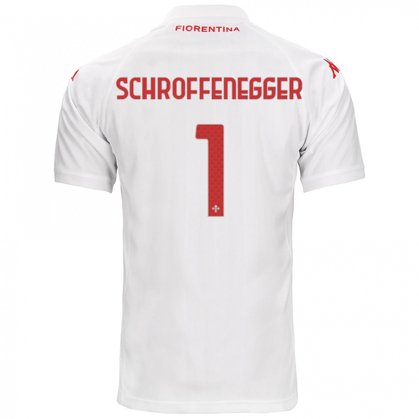 Hombre Camiseta Katja Schroffenegger #1 Blanco 2ª Equipación 2024/25 La Camisa México