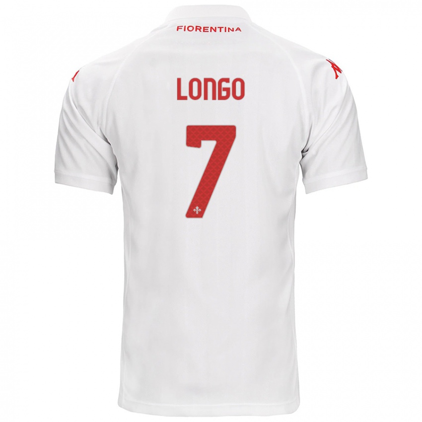 Hombre Camiseta Miriam Longo #7 Blanco 2ª Equipación 2024/25 La Camisa México