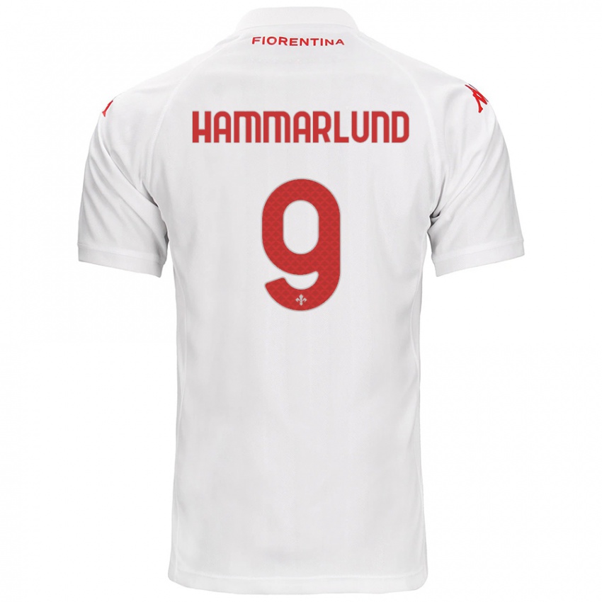 Hombre Camiseta Pauline Hammarlund #9 Blanco 2ª Equipación 2024/25 La Camisa México