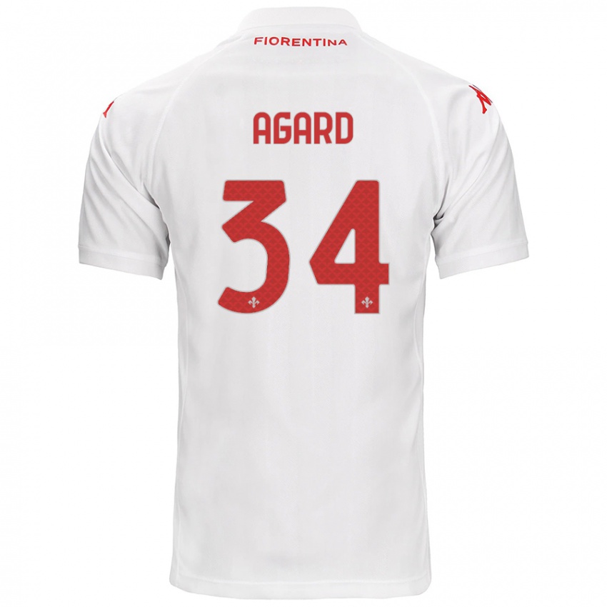 Hombre Camiseta Laura Agard #34 Blanco 2ª Equipación 2024/25 La Camisa México