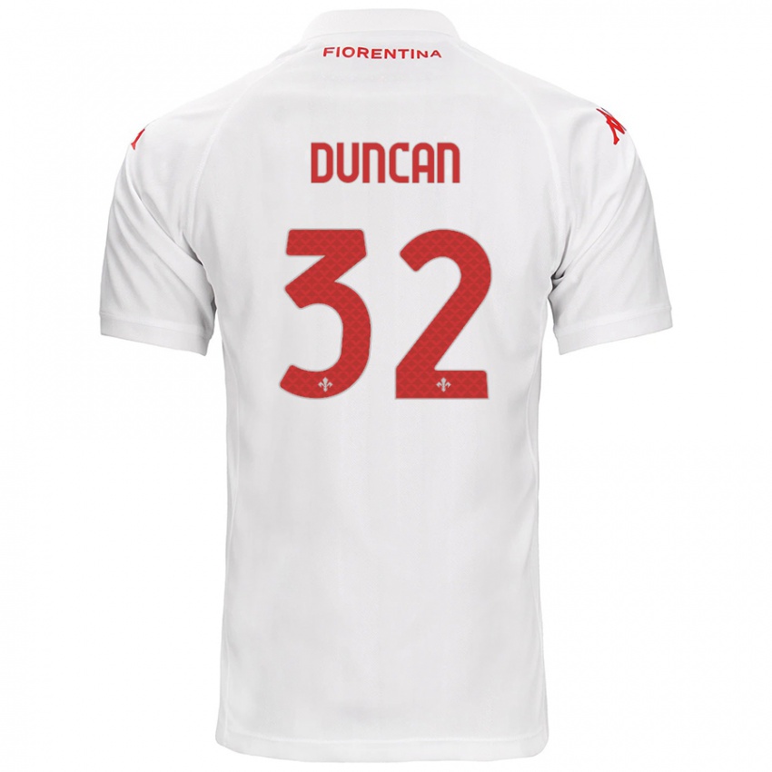 Hombre Camiseta Alfred Duncan #32 Blanco 2ª Equipación 2024/25 La Camisa México