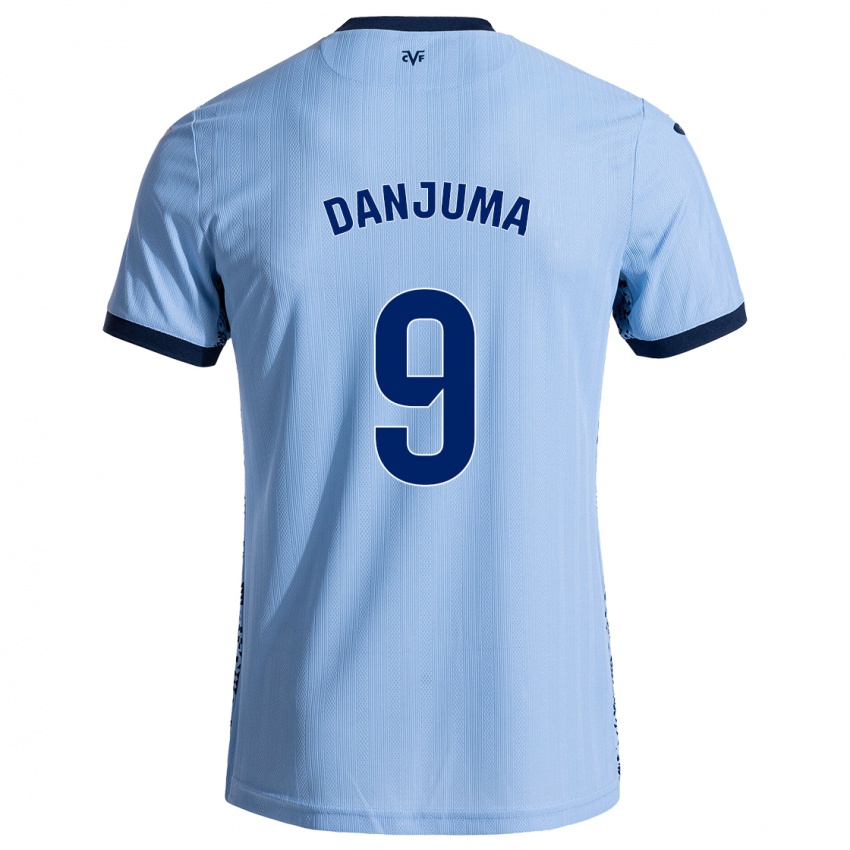 Hombre Camiseta Arnaut Danjuma #9 Azul Cielo 2ª Equipación 2024/25 La Camisa México