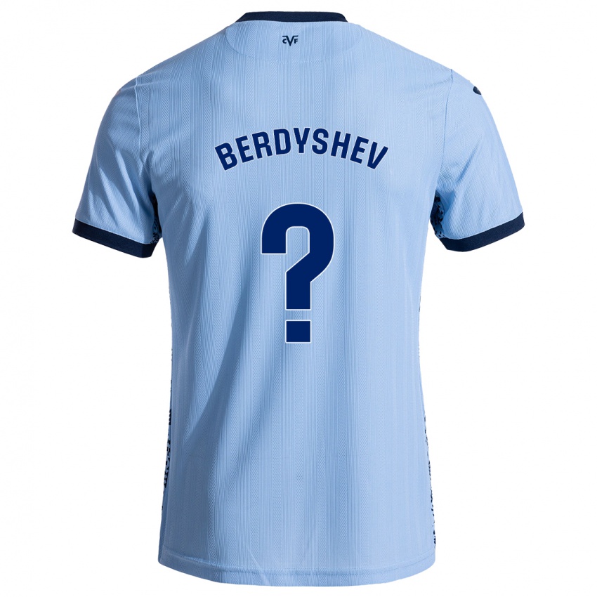 Hombre Camiseta Tikhon Berdyshev #0 Azul Cielo 2ª Equipación 2024/25 La Camisa México