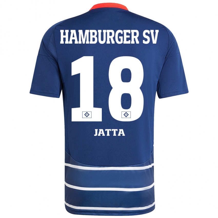 Hombre Camiseta Bakery Jatta #18 Azul Oscuro 2ª Equipación 2024/25 La Camisa México