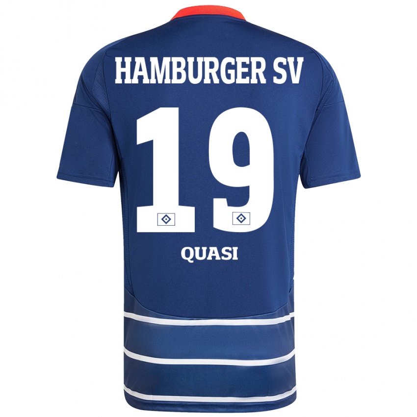 Hombre Camiseta Prince Quasi #19 Azul Oscuro 2ª Equipación 2024/25 La Camisa México