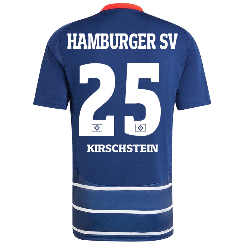 Hombre Camiseta Merle Kirschstein #25 Azul Oscuro 2ª Equipación 2024/25 La Camisa México