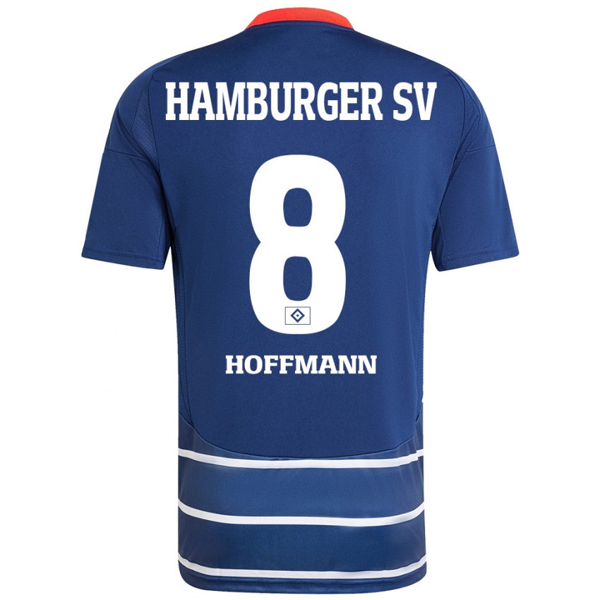 Hombre Camiseta Nick Hoffmann #8 Azul Oscuro 2ª Equipación 2024/25 La Camisa México