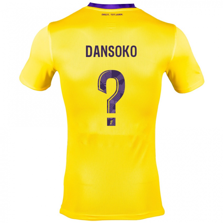 Hombre Camiseta Mohamed Dansoko #0 Amarillo Morado 2ª Equipación 2024/25 La Camisa México