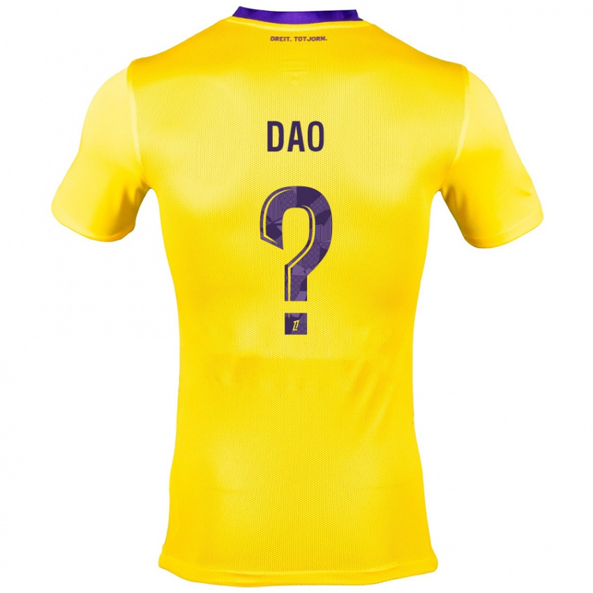 Hombre Camiseta Elyess Dao #0 Amarillo Morado 2ª Equipación 2024/25 La Camisa México