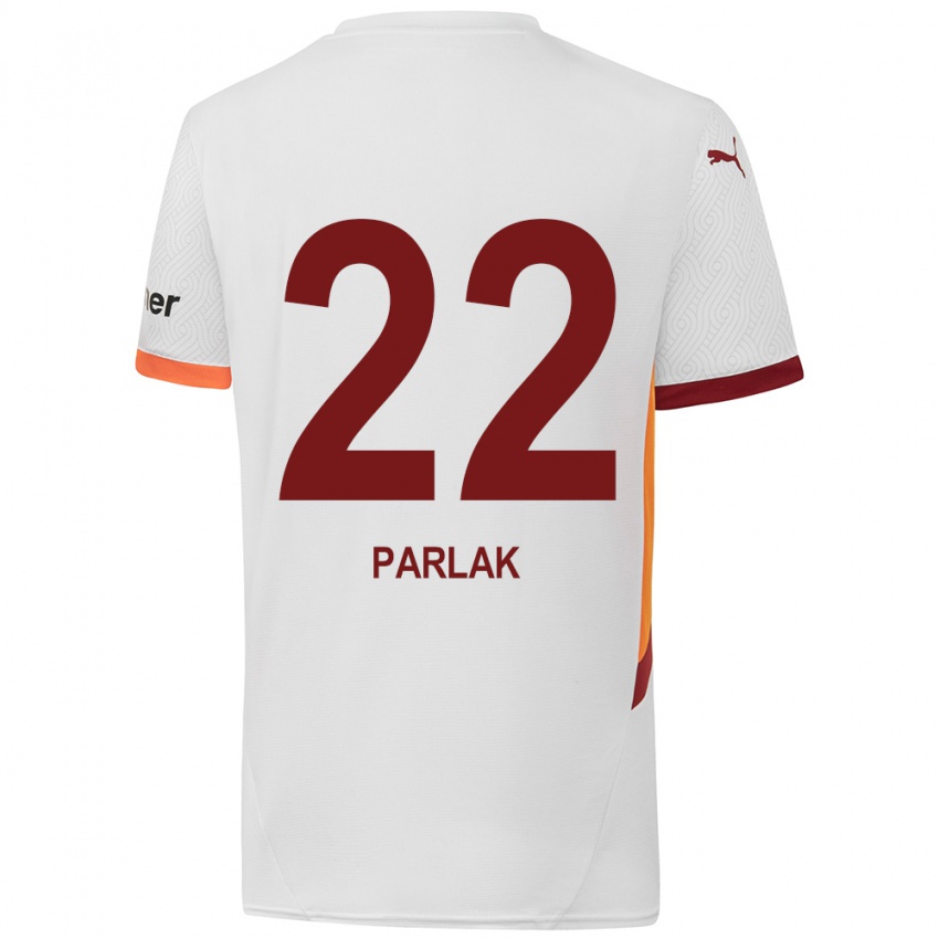 Hombre Camiseta Nazlıcan Parlak #22 Blanco Amarillo Rojo 2ª Equipación 2024/25 La Camisa México