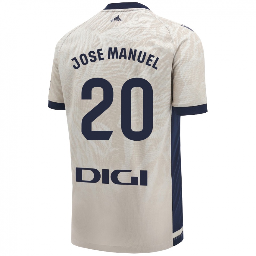 Hombre Camiseta José Manuel Arnáiz #20 Gris Claro 2ª Equipación 2024/25 La Camisa México