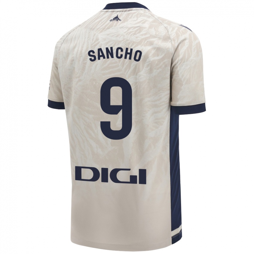 Hombre Camiseta Dani Sancho #9 Gris Claro 2ª Equipación 2024/25 La Camisa México