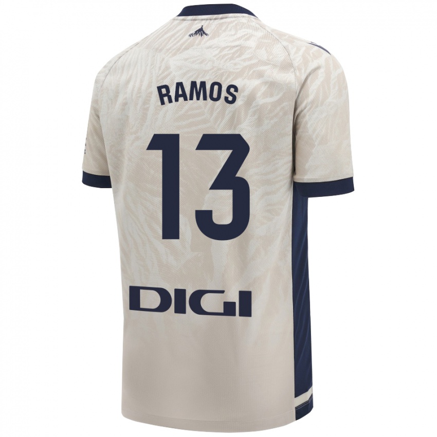 Hombre Camiseta Darío Ramos #13 Gris Claro 2ª Equipación 2024/25 La Camisa México