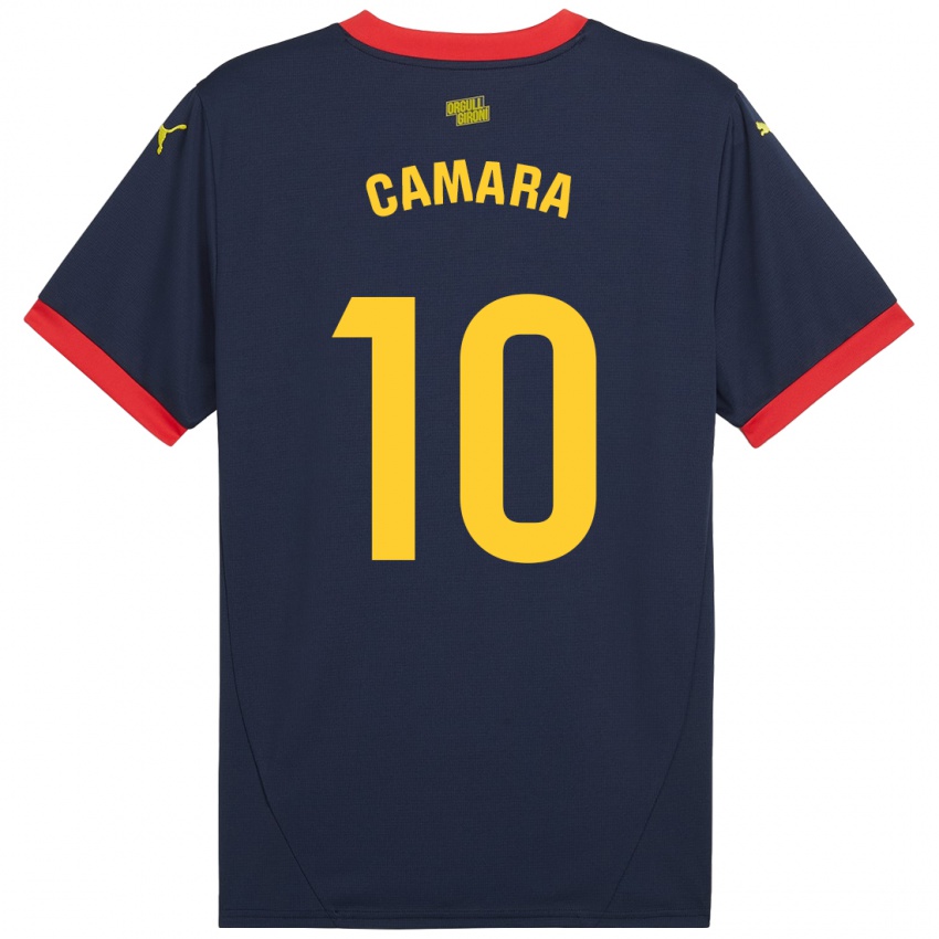 Hombre Camiseta Dawda Camara #10 Azul Marino Rojo 2ª Equipación 2024/25 La Camisa México