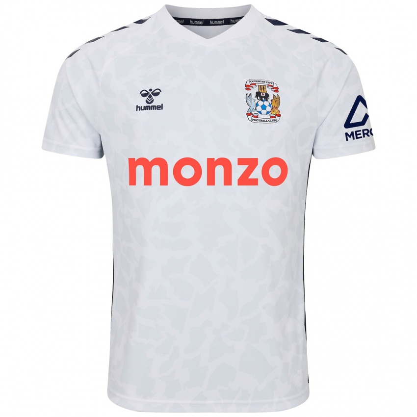 Hombre Camiseta Isaac Moore #0 Blanco 2ª Equipación 2024/25 La Camisa México