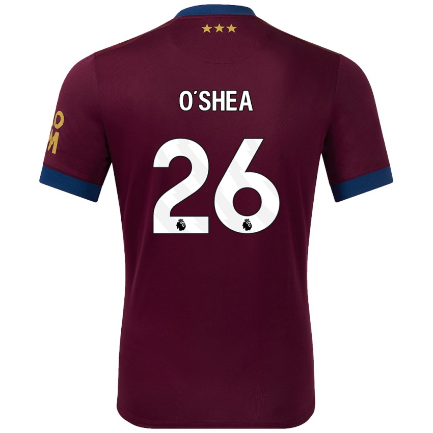 Hombre Camiseta Dara O'shea #26 Marrón 2ª Equipación 2024/25 La Camisa México