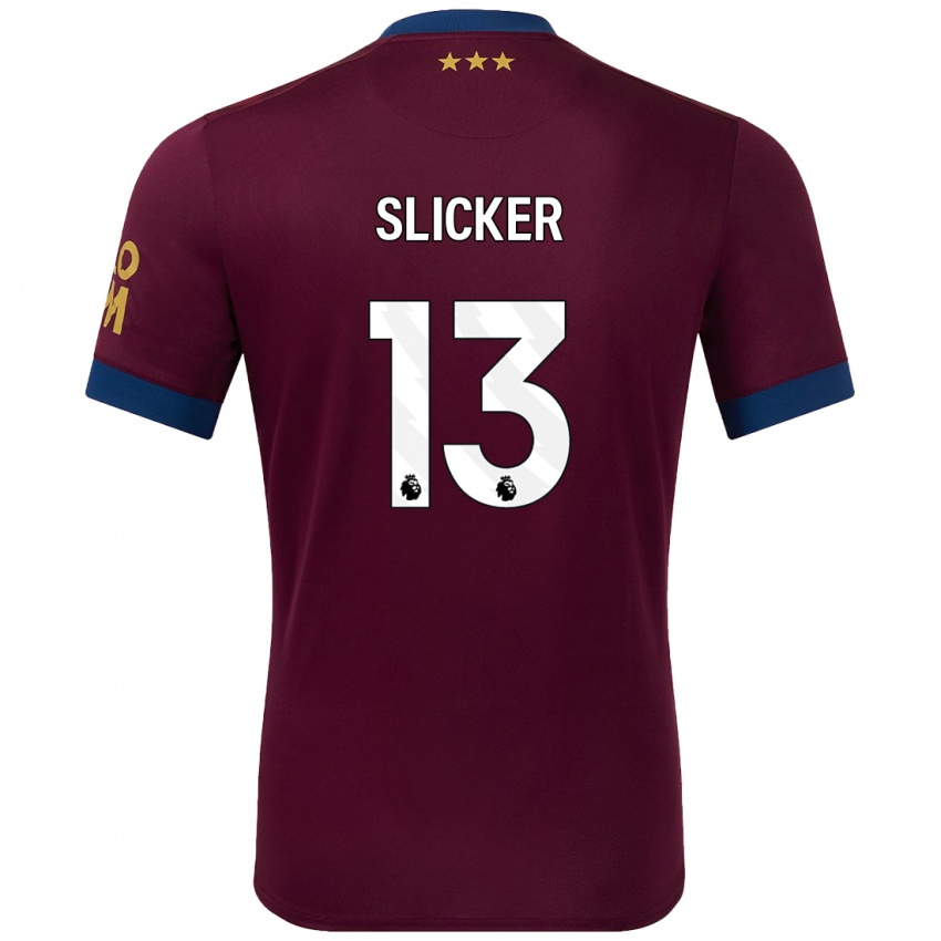 Hombre Camiseta Cieran Slicker #13 Marrón 2ª Equipación 2024/25 La Camisa México