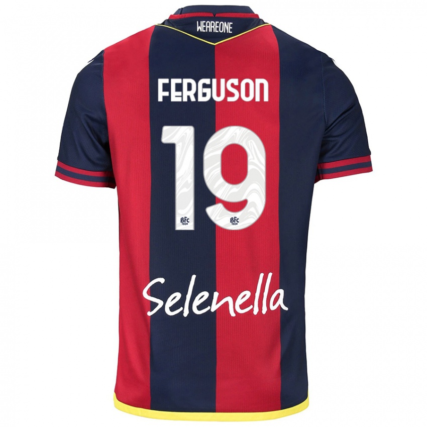 Mujer Camiseta Lewis Ferguson #19 Rojo Azul Real 1ª Equipación 2024/25 La Camisa México