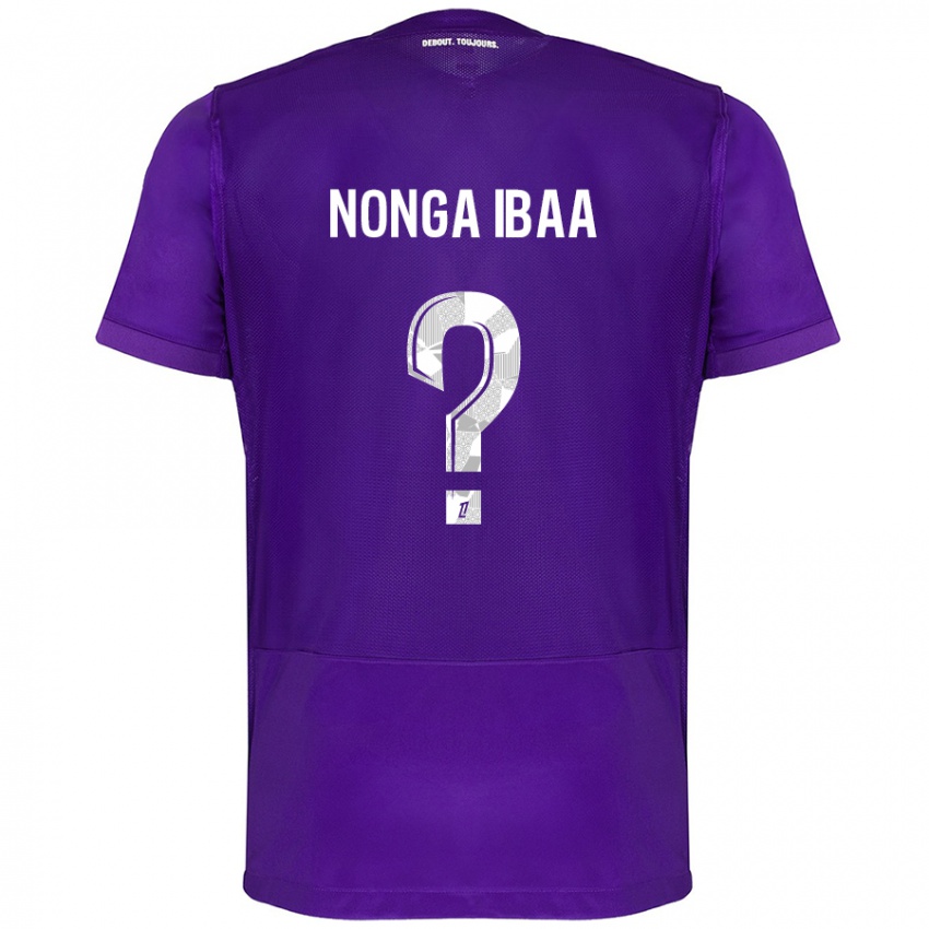 Mujer Camiseta Alou Nonga Ibaa #0 Morado Blanco 1ª Equipación 2024/25 La Camisa México