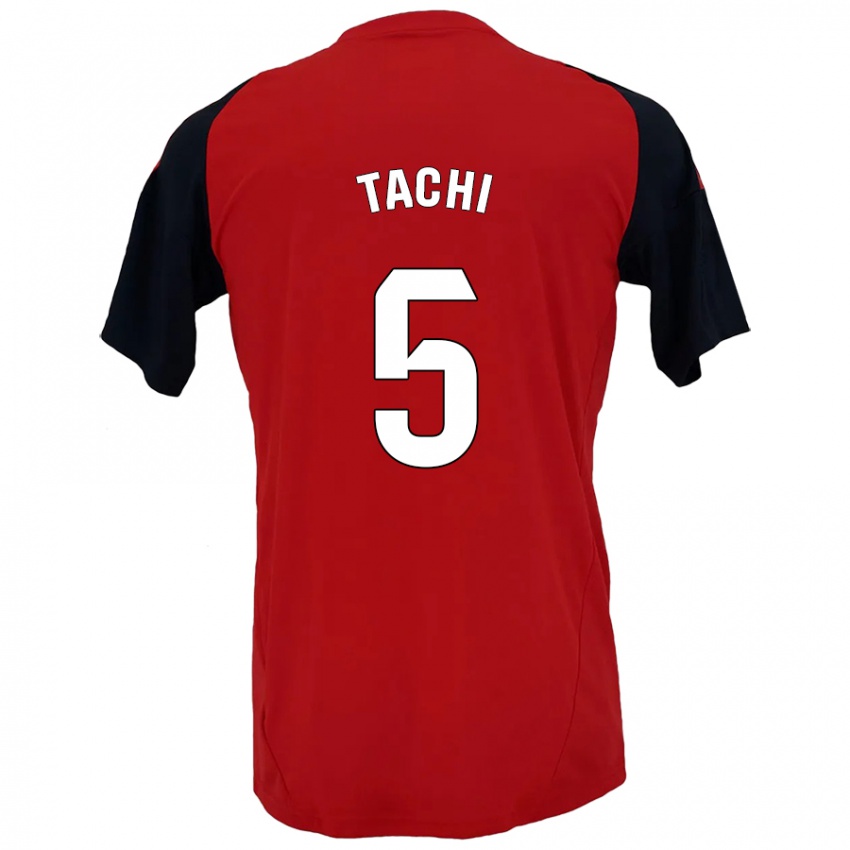 Mujer Camiseta Tachi #5 Rojo Negro 1ª Equipación 2024/25 La Camisa México