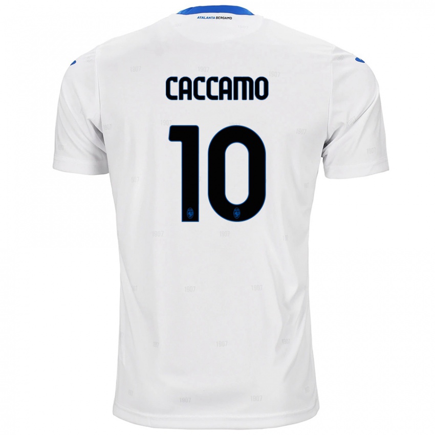 Mujer Camiseta Patrizia Caccamo #10 Blanco 2ª Equipación 2024/25 La Camisa México