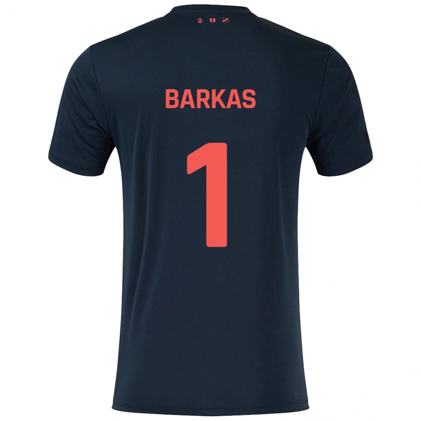 Mujer Camiseta Vasilios Barkas #1 Negro Rojo 2ª Equipación 2024/25 La Camisa México