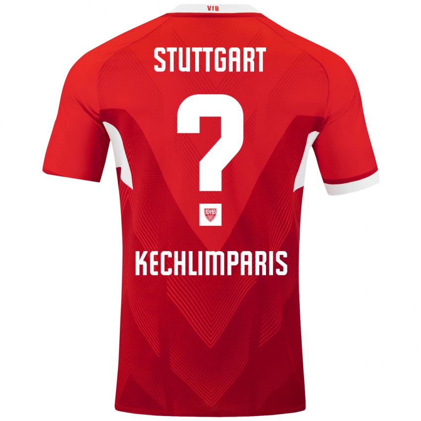 Mujer Camiseta Ioannis Kechlimparis #0 Rojo Blanco 2ª Equipación 2024/25 La Camisa México