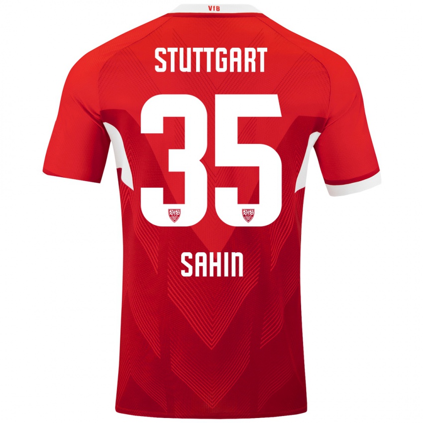 Mujer Camiseta Mehmet Sahin #35 Rojo Blanco 2ª Equipación 2024/25 La Camisa México