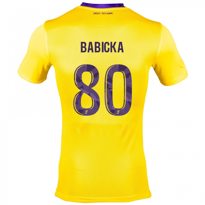 Mujer Camiseta Shavy Babicka #80 Amarillo Morado 2ª Equipación 2024/25 La Camisa México