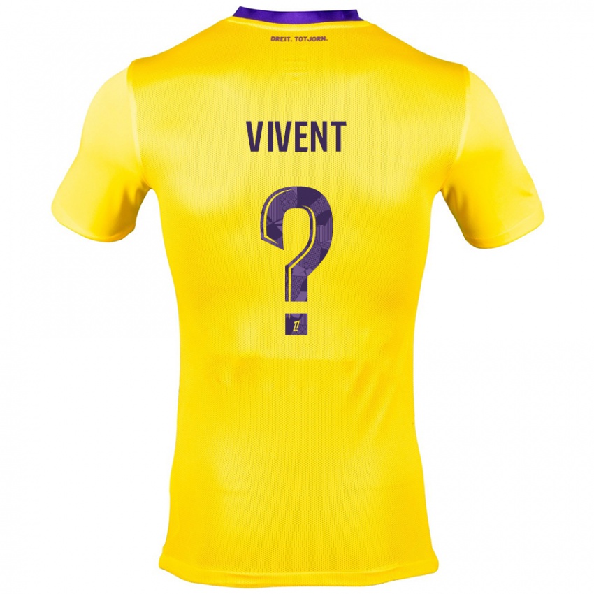 Mujer Camiseta Sacha Vivent #0 Amarillo Morado 2ª Equipación 2024/25 La Camisa México